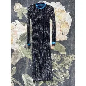 knee length dresses for ladies ANNA EMBELLISHED SEQUIN MAXI DRESS main image 1